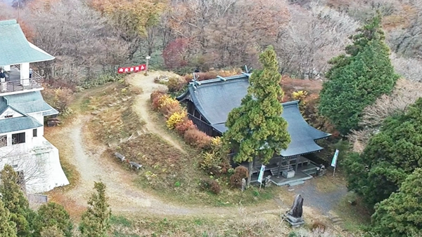 大子町の八溝嶺神社の拝殿の景観写真とVRツアーのリンク