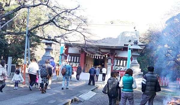 神栖市の息栖神社の境内景観写真