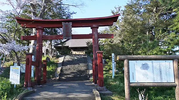 蛟蝄神社門の宮の景観写真