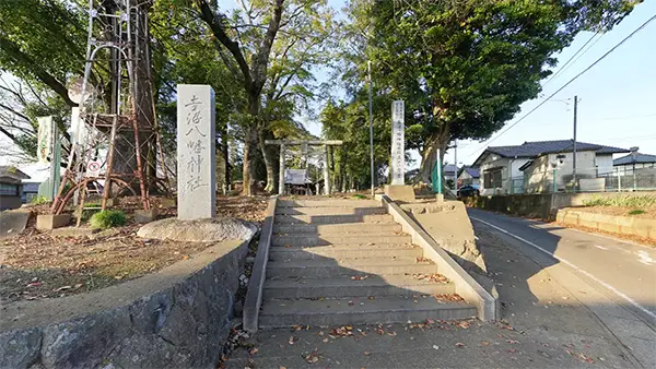 つくば市の吉沼八幡神社の景観写真